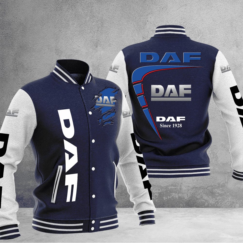 Daf Baseball Varsity Jacket Full Color