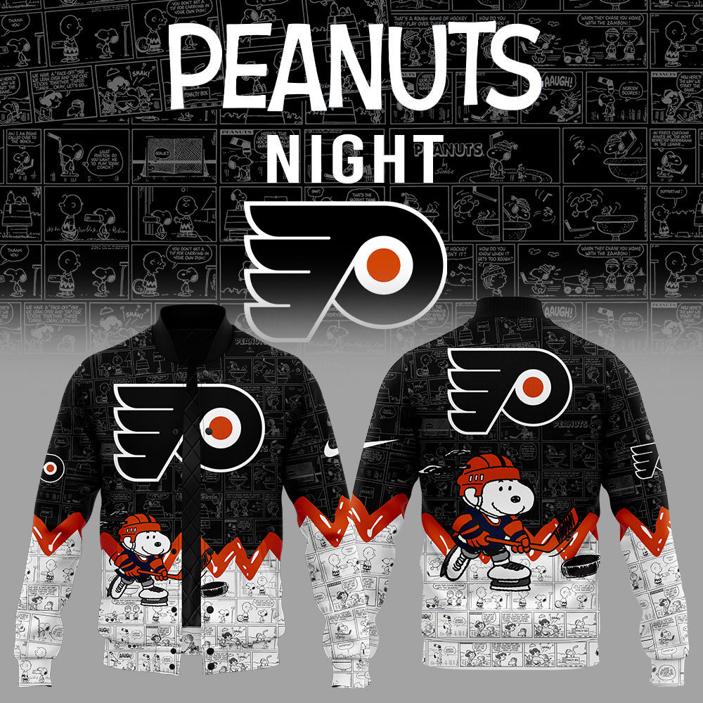 Philadelphia Flyers Anniversary Of Peanuts Jacket