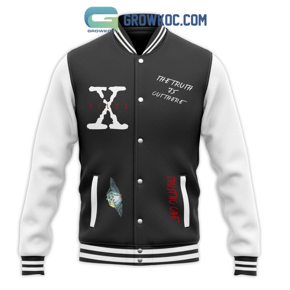 X-Files Varsity Jacket - 'I Still Want To Believe' Ufo Design - Stylish Fan Gear