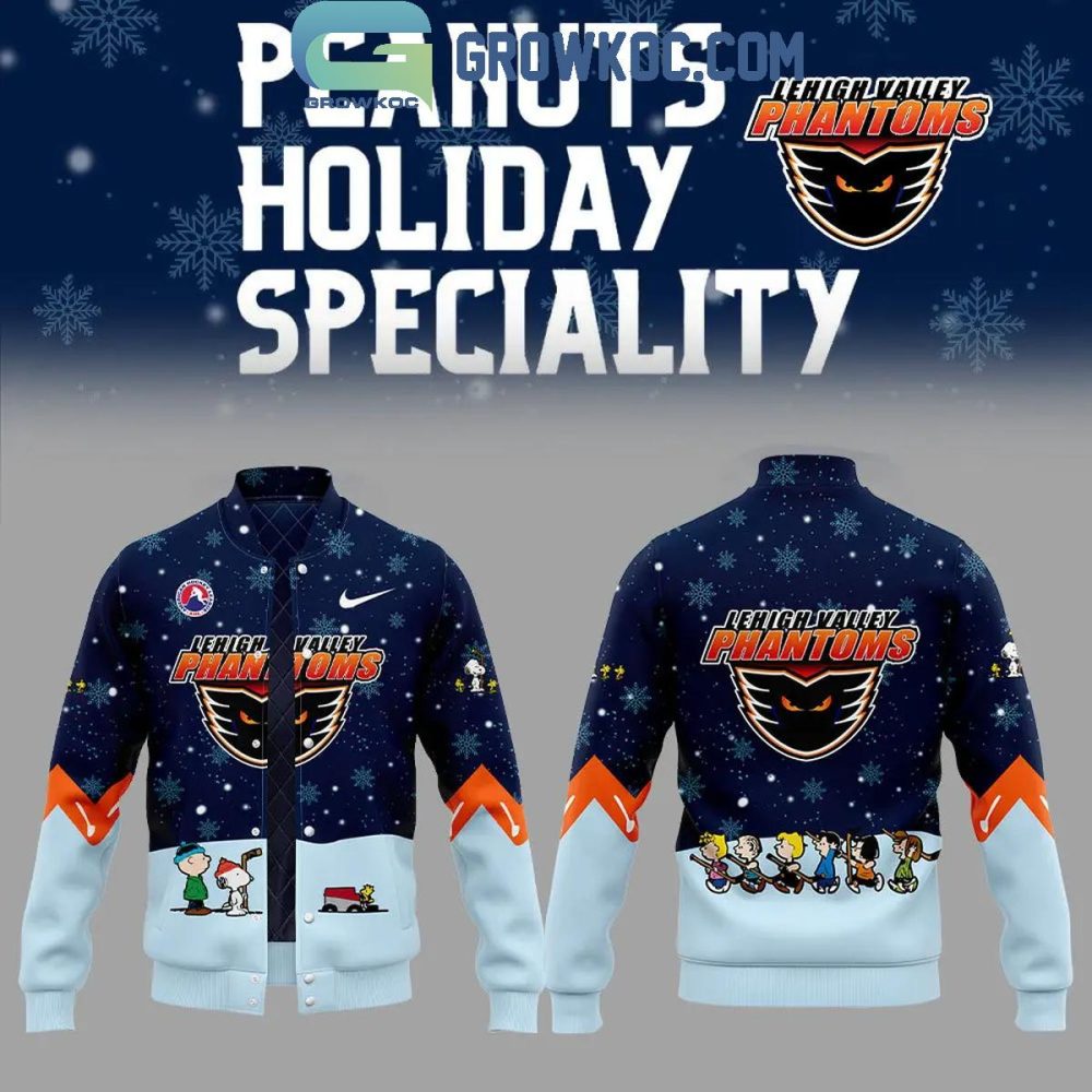 Limited Edition Peanuts X Phantoms Holiday Jacket – Unisex Winter Warmth &amp; Style
