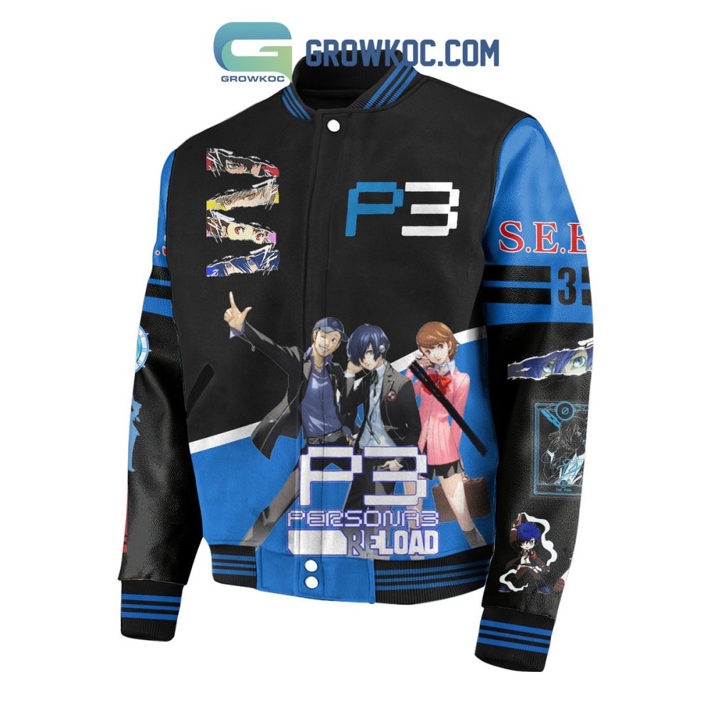 Exclusive Persona 3 Reload Anime Varsity Jacket – Limited Edition Cosplay Apparel