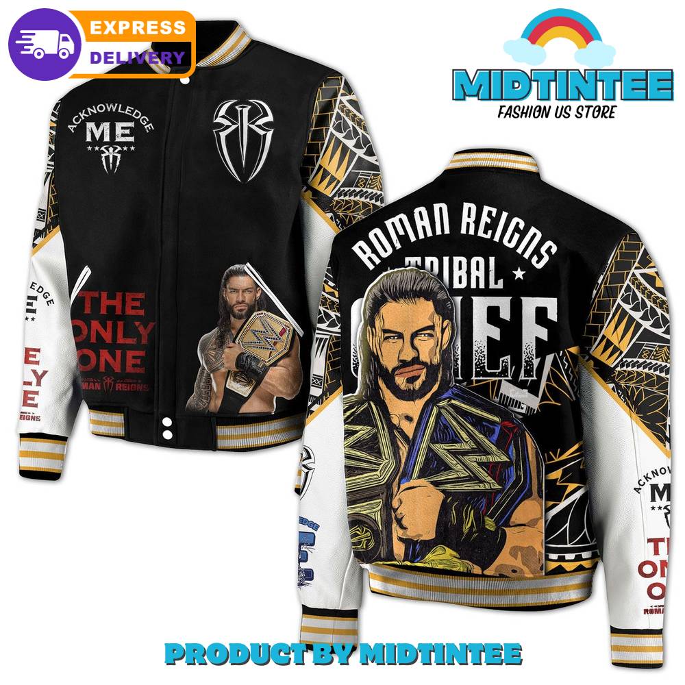 Wwe Roman Reigns Tribal Chief Bomber Jacket - Champion Style With Express Delivery