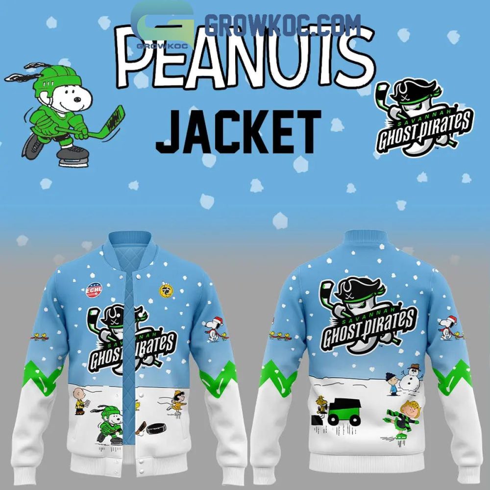 Cozy Peanuts Ghost Pirates Jacket - Fun Winter Design, Perfect Gift For Fans!