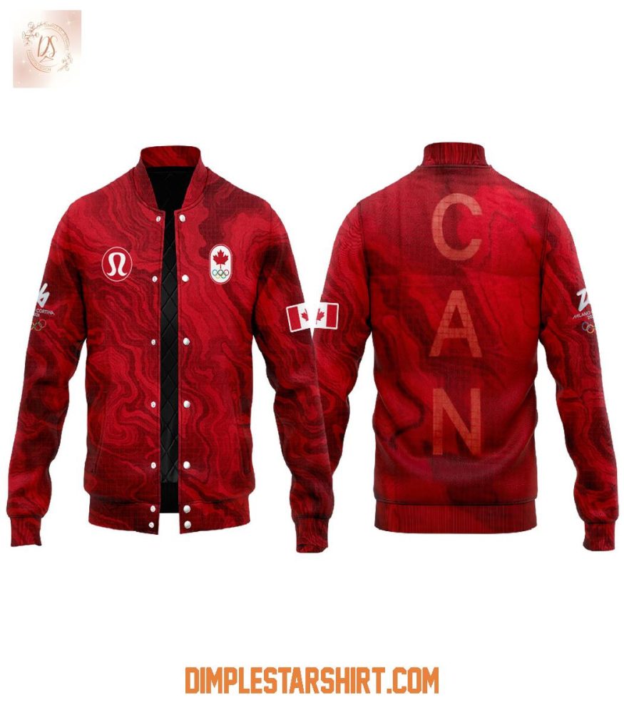 Team Canada 2026 Milano Cortina Baseball Jacket