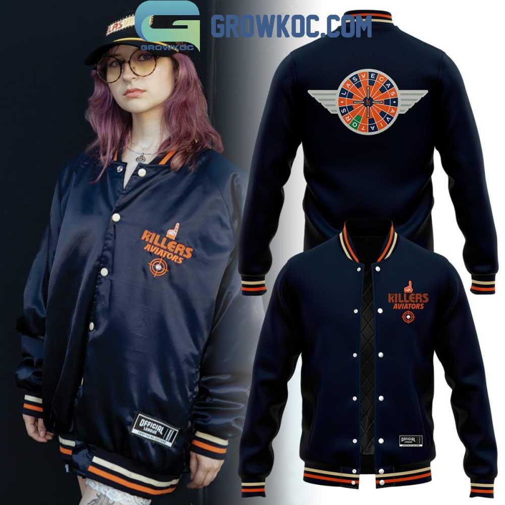 Stylish Killers Aviators Varsity Jacket - Unisex, Navy Blue, Trendy &amp; Comfortable