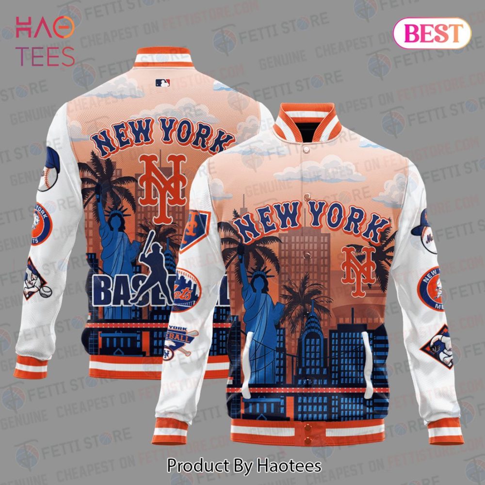 Stylish New York Baseball Bomber Jacket - Vibrant Team Spirit Design