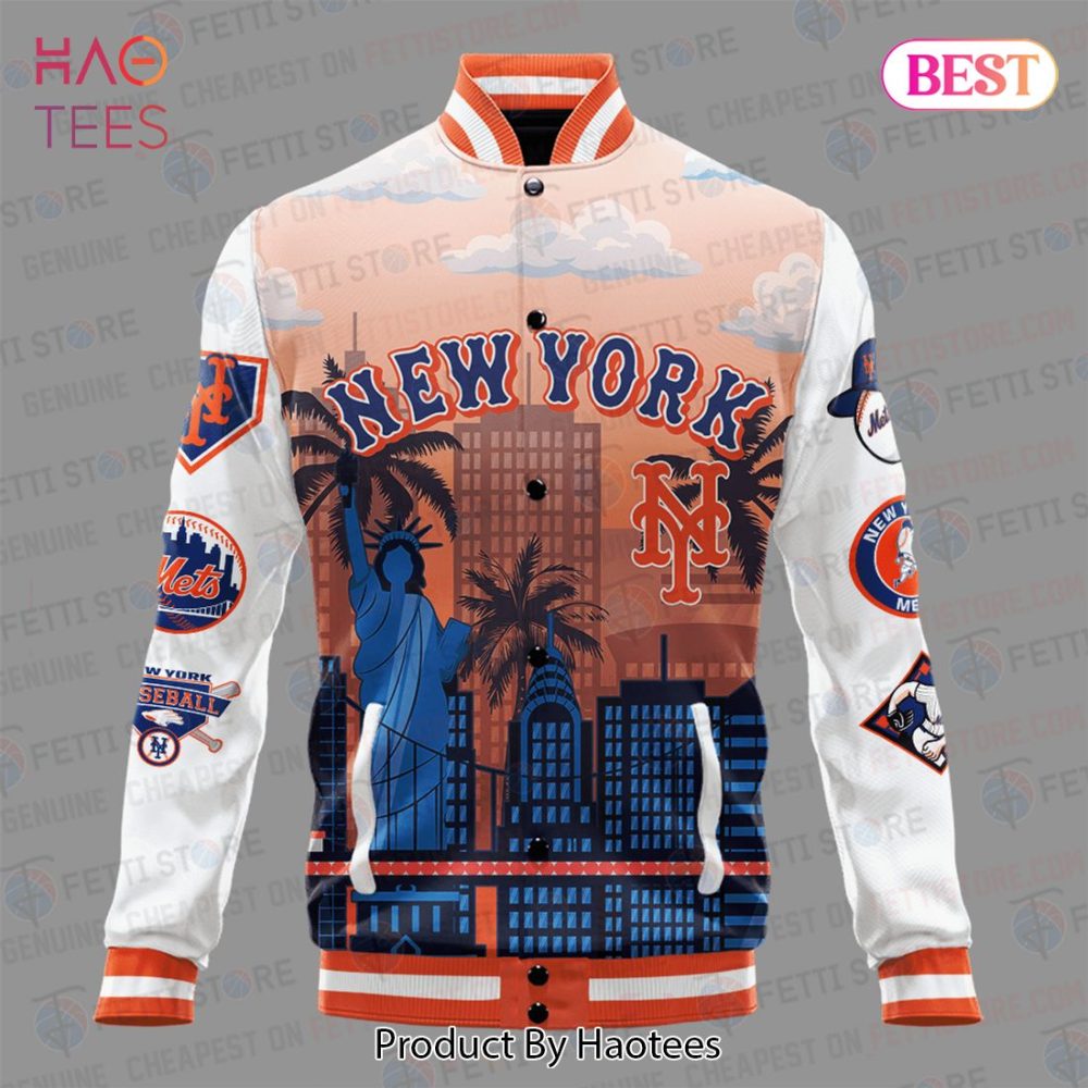 Stylish New York Baseball Bomber Jacket - Vibrant Team Spirit Design