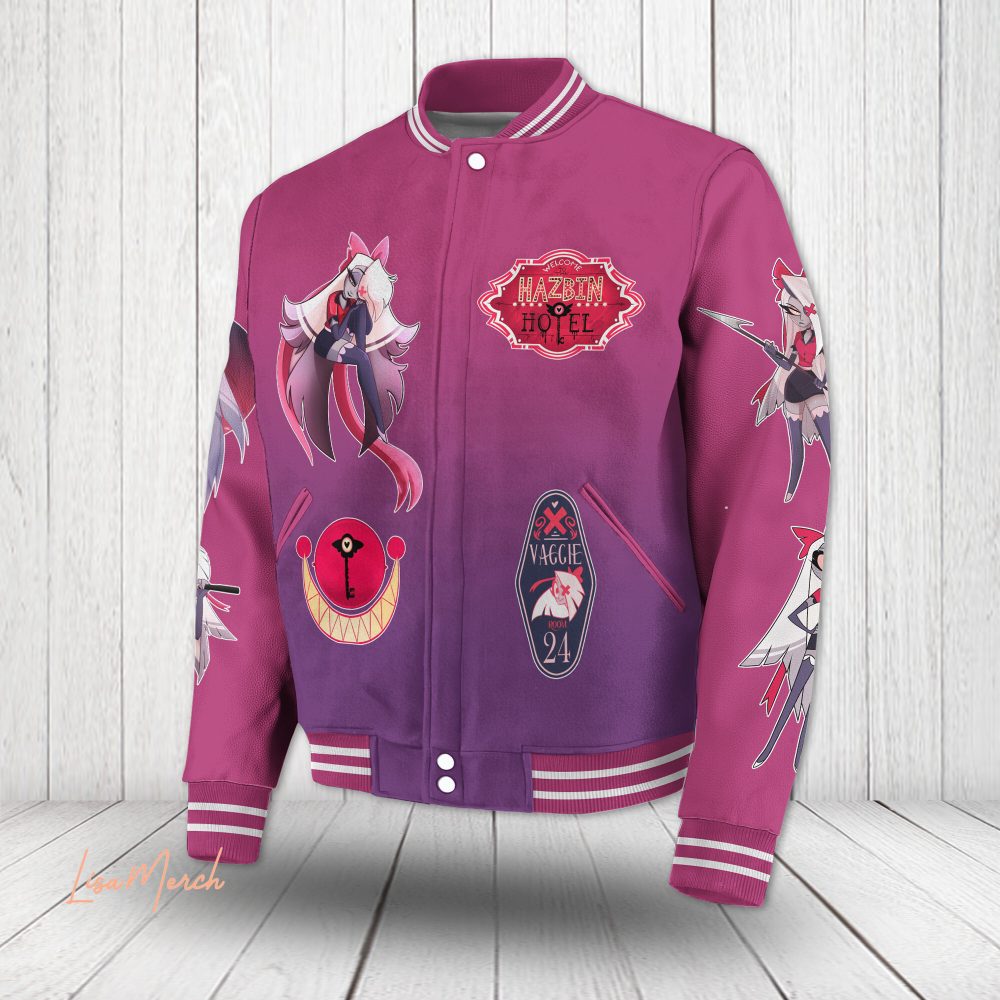 Stylish Hazbin Hotel Varsity Jacket - Anime Fan Favorite Apparel