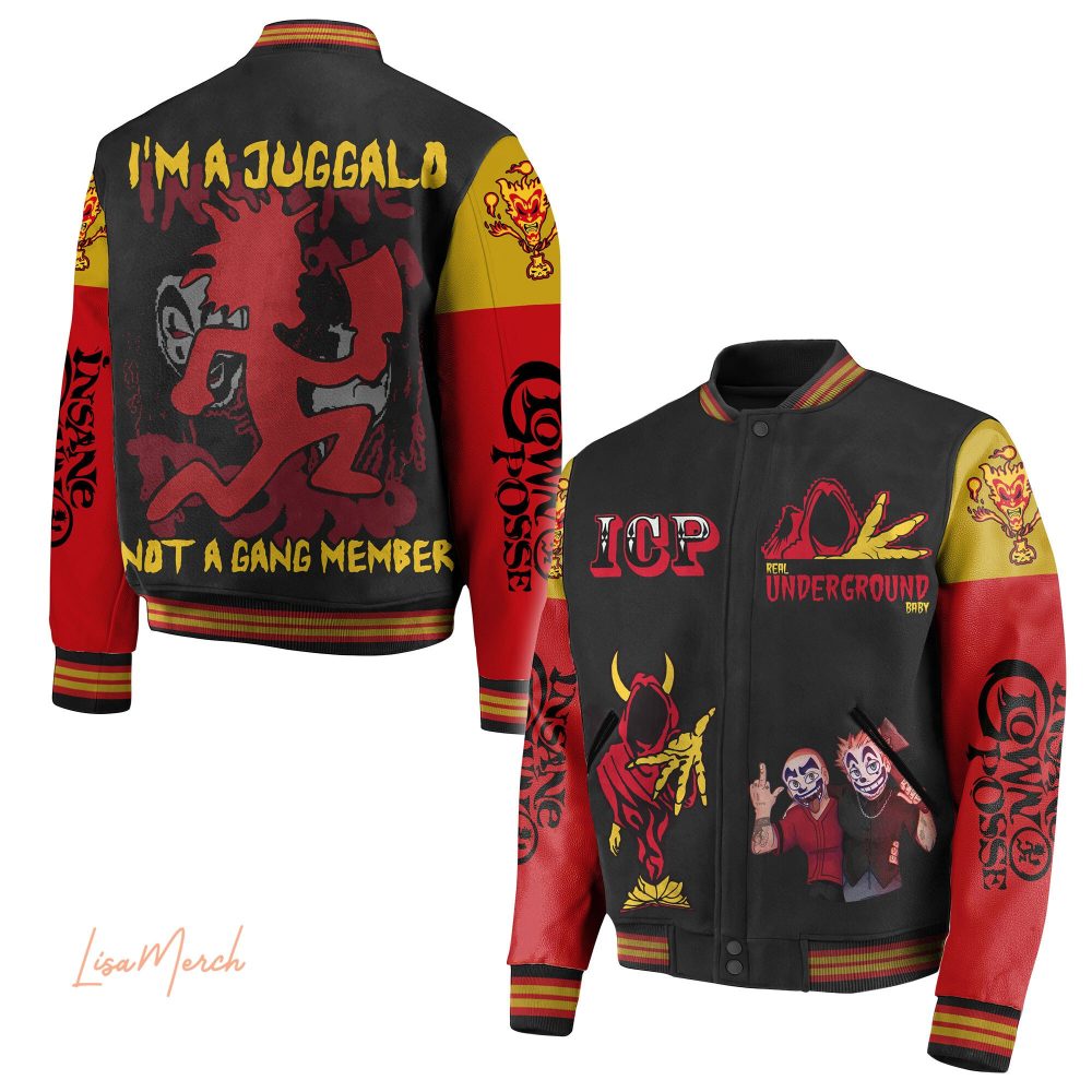 Juggalo Icp Bomber Jacket - Bold Insane Clown Posse Design - Stand Out Style!