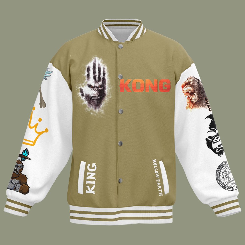 King Kong Varsity Jacket: Great Ape Protector Design – Stylish &amp; Unique Outerwear