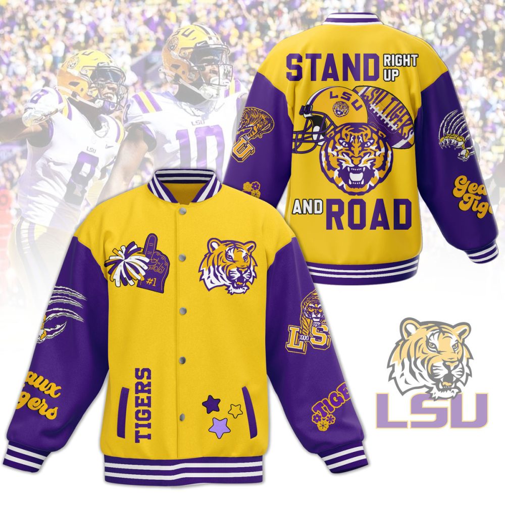 Lsu Tigers Ncaa New Bomber Baseball Jacket For Fan