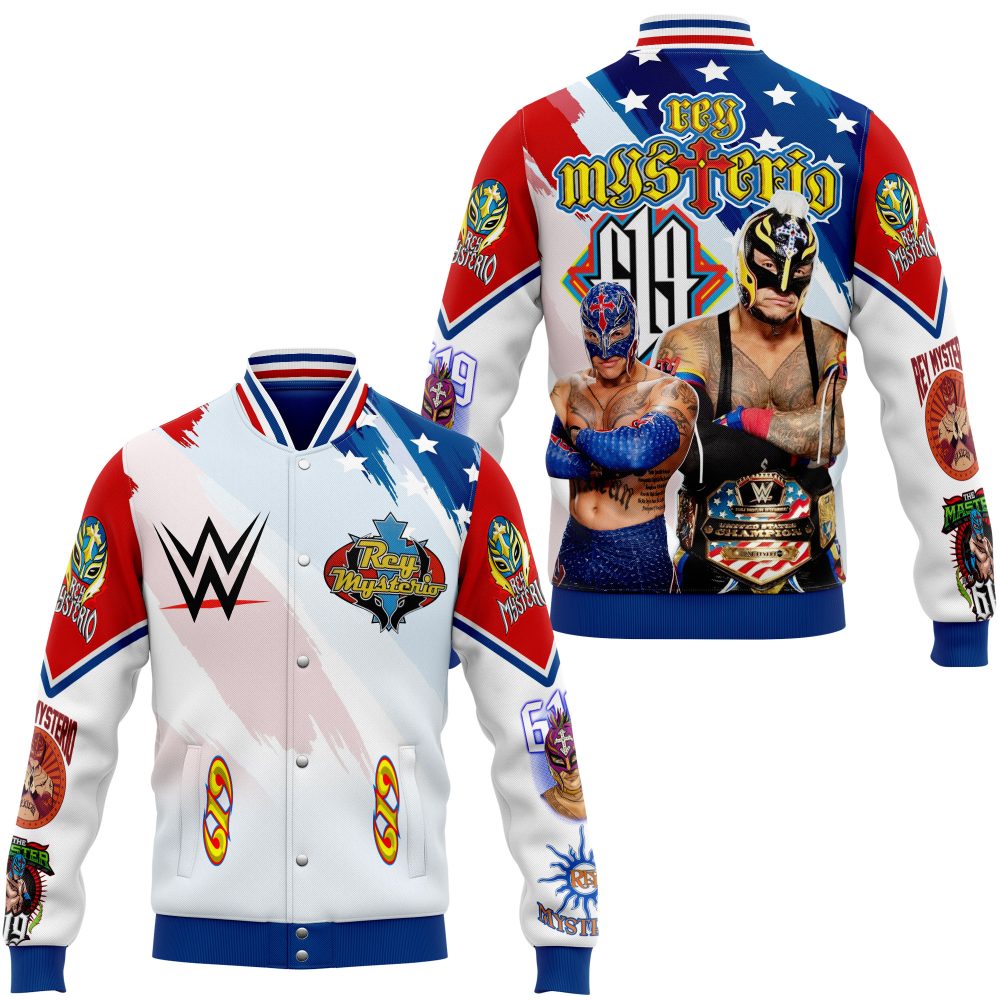 Rey Mysterio 619 New Bomber Baseball Jacket For Fan