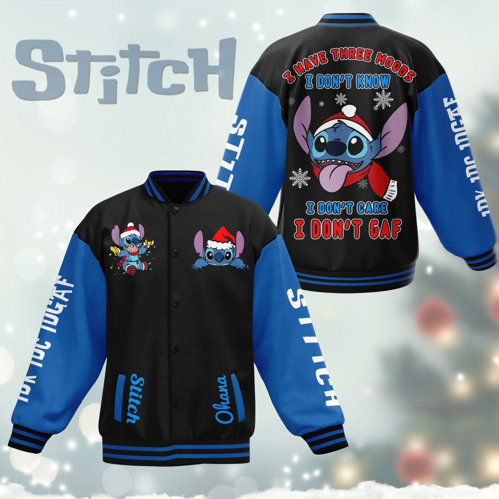 Stitch New Bomber Baseball Jacket For Fan