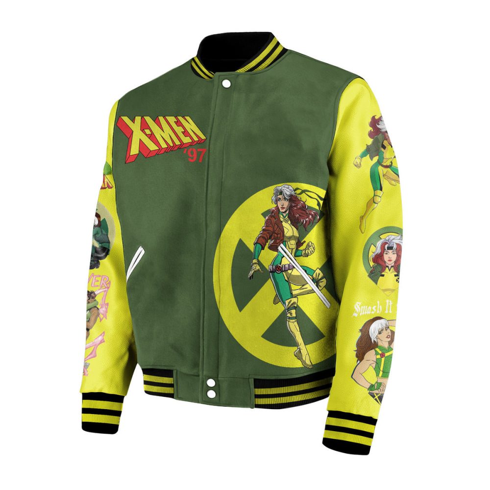 X-Men '97 Rogue Varsity Jacket - Official Marvel Comics Gear For Fans