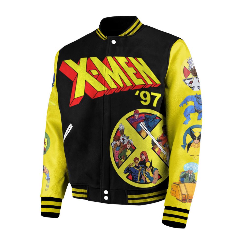 X-Men '97 Retro Varsity Jacket – Bold Design, Iconic Characters, Ultimate Fan Gear!