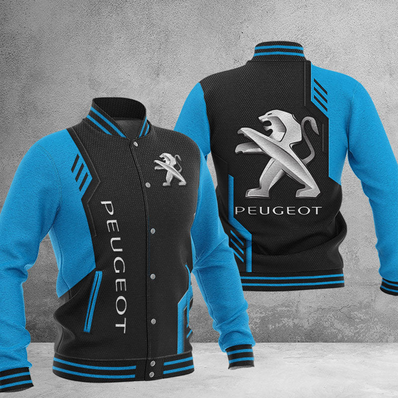 Peugeot Dmhj0720 Baseball Jacket Logo Baseball Varsity Jacket