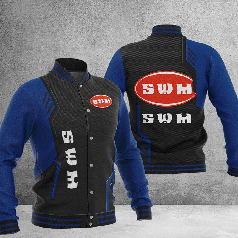 Swm Dmhj0772 Baseball Jacket Logo Baseball Varsity Jacket