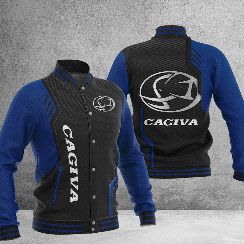 Cagiva Dmhj0751 Baseball Jacket Logo Baseball Varsity Jacket