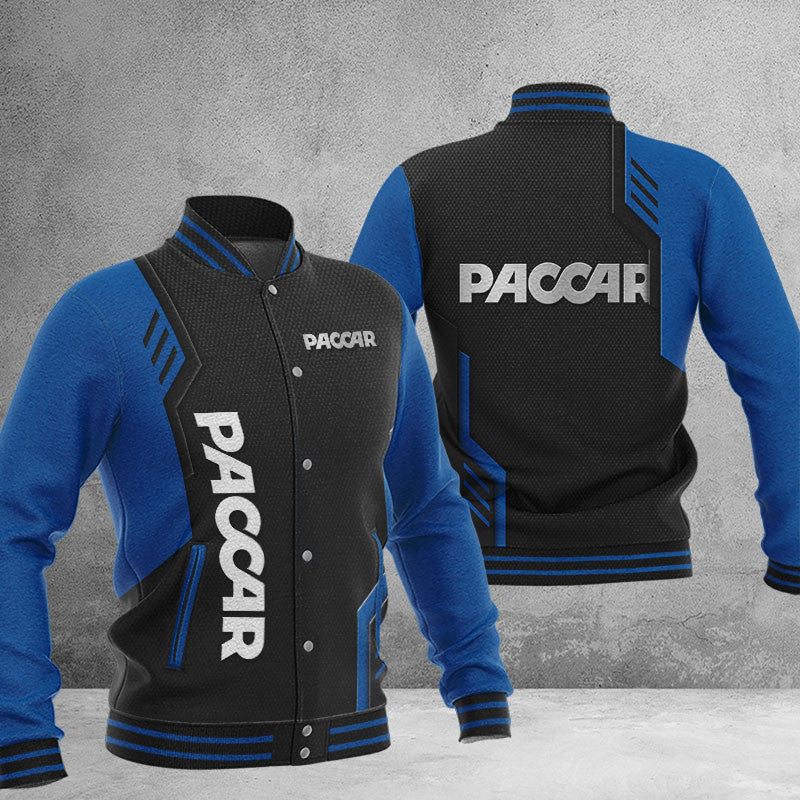 Paccar Dmhj0832 Baseball Jacket Logo Baseball Varsity Jacket