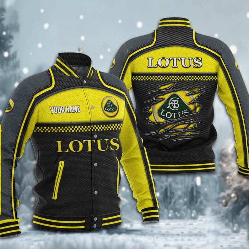 Lotus Dmhj1828 Baseball Jacket Logo Baseball Varsity Jacket