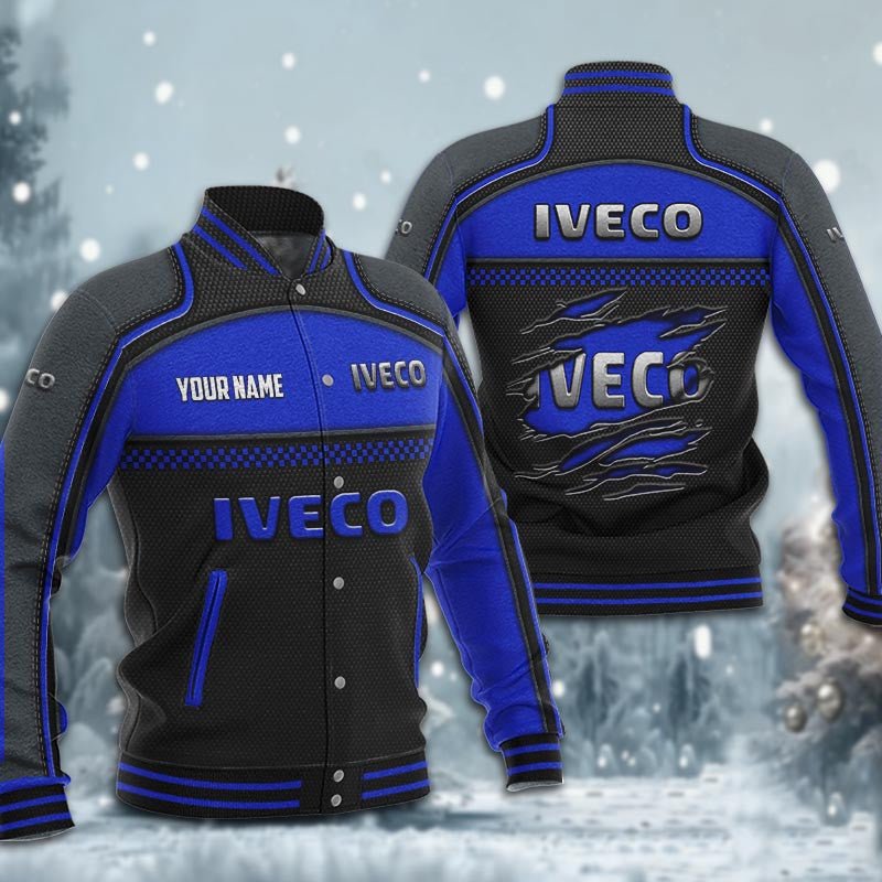 Iveco Dmhj1953 Baseball Jacket Logo Baseball Varsity Jacket