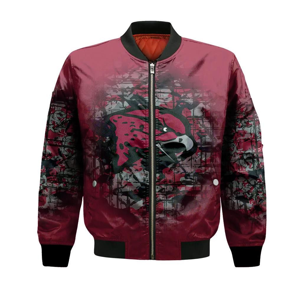 Maryland Eastern Shore Hawks Bomber Jacket 3D Printed Camouflage Vintage