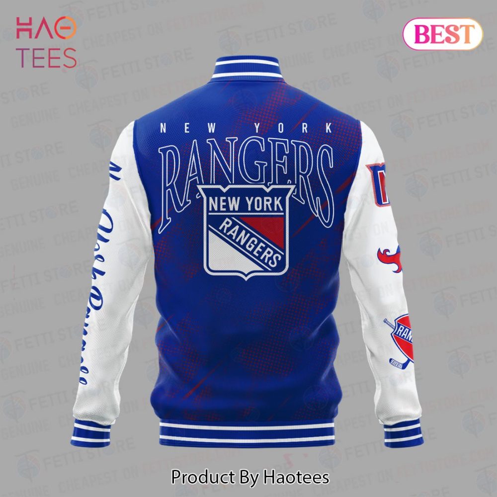 Stylish New York Rangers Varsity Jacket - Perfect Gift For Hockey Fans