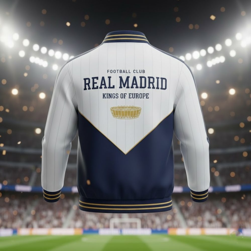 Real Madrid Varsity Track Jacket – The Ultimate Symbol Of Galactic Excellence And Heritage