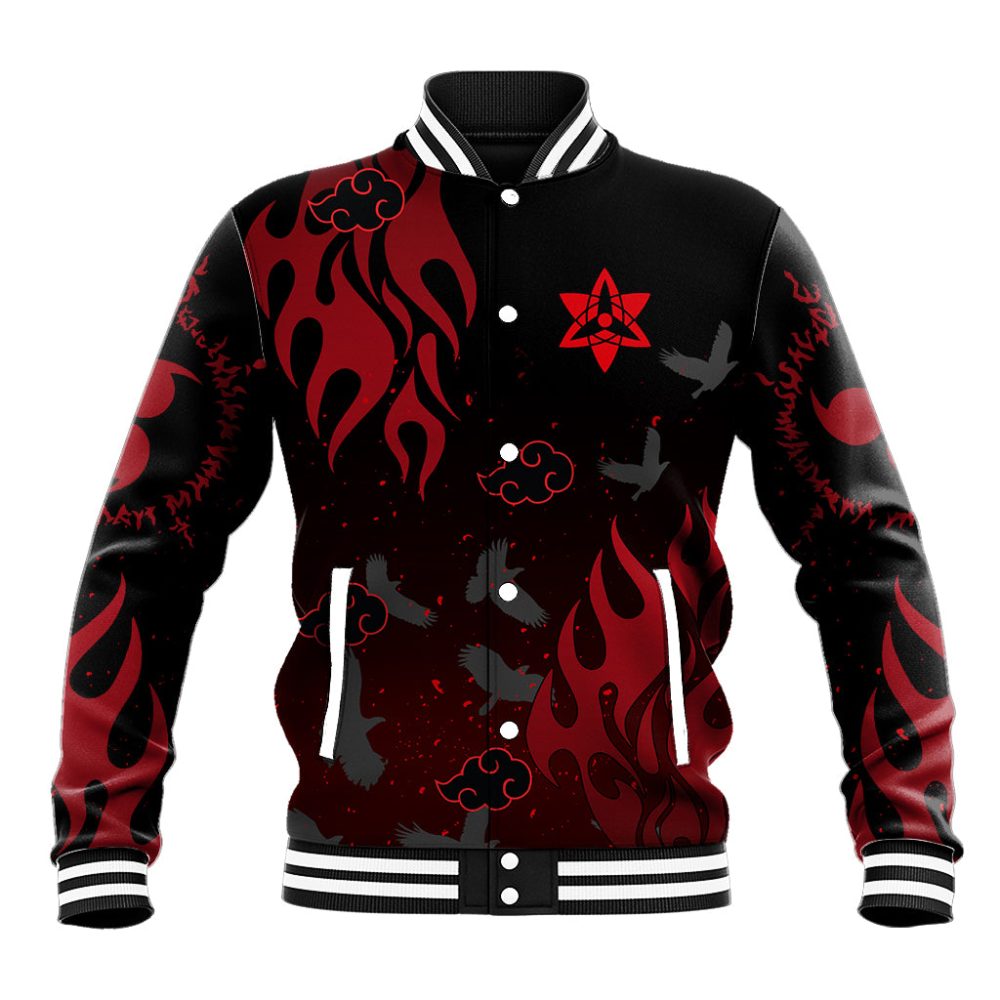 Uchiha Sasuke Baseball Jacket Naruto Ts04