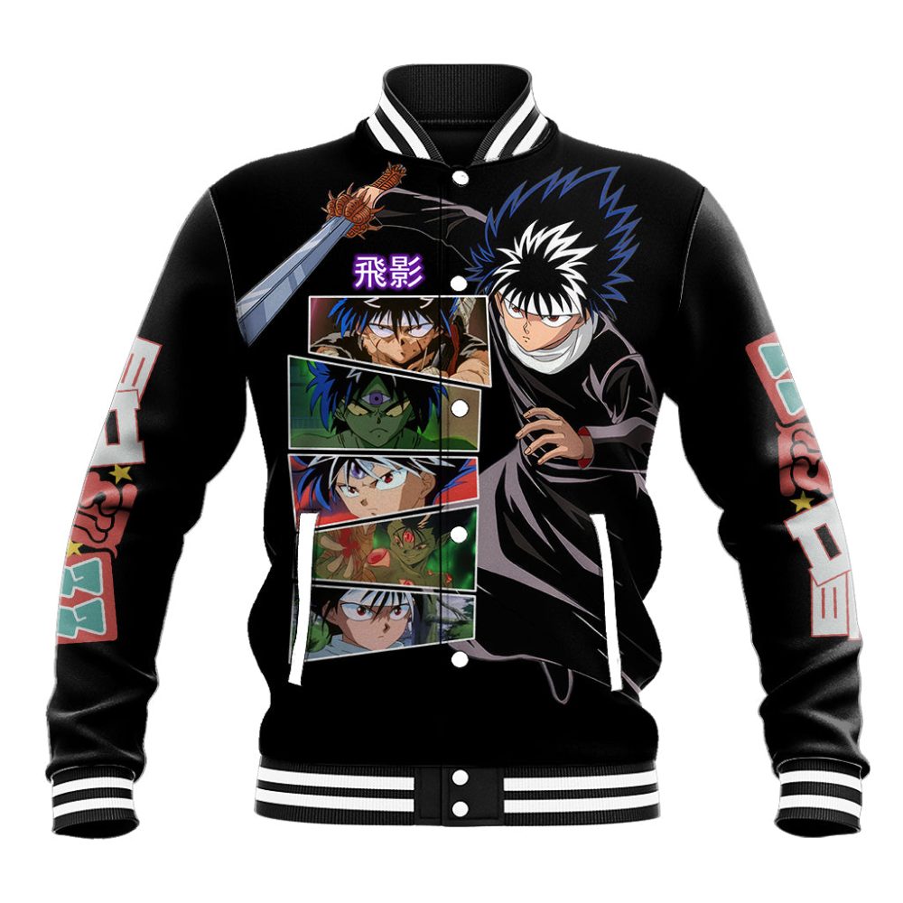Hiei Baseball Jacket Yuyu Hakusho Ts04