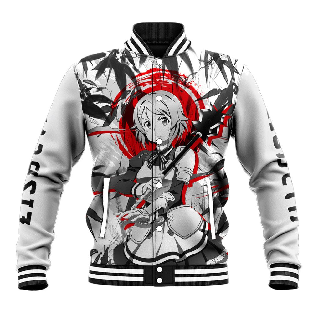 Lisbeth Baseball Jacket Sword Art Online Ts04