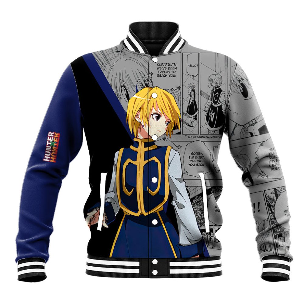 Kurapika Baseball Jacket Manga Style Ts04