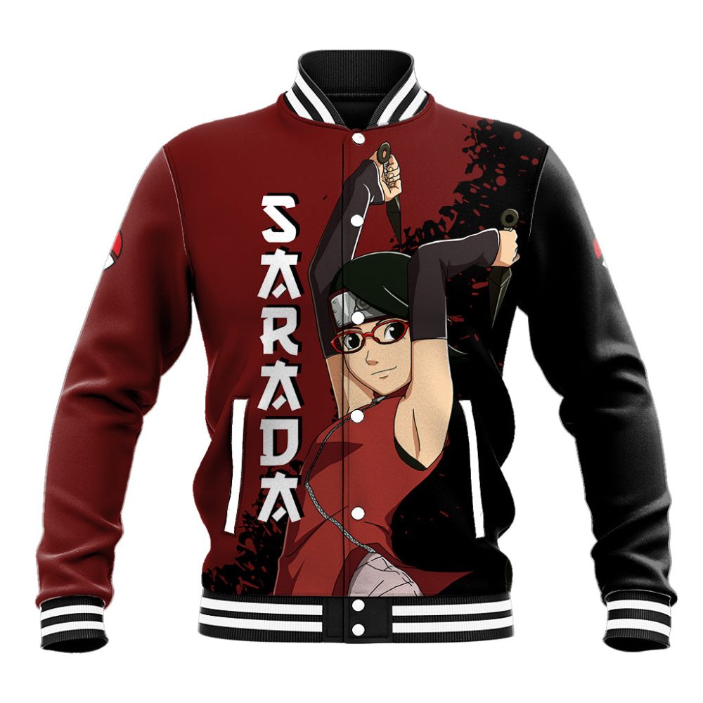 Sarada Uchiha Baseball Jacket Boruto Ts04