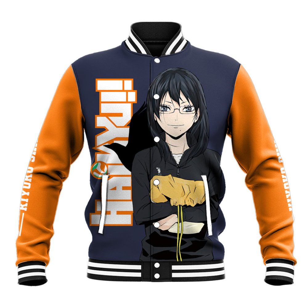 Karasuno Kiyoko Shimizu Baseball Jacket Ts04