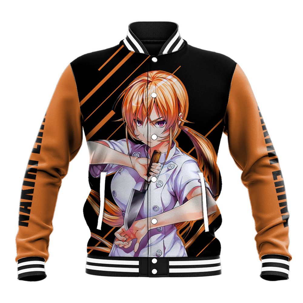 Nakiri Erina Baseball Jacket Shokugeki No Soma Anime Ts04