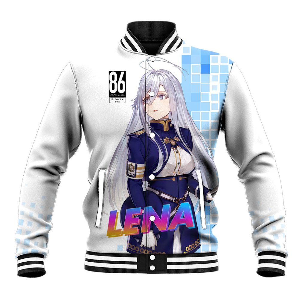 Lena Vladilena Milize Baseball Jacket Anime Style Ts04