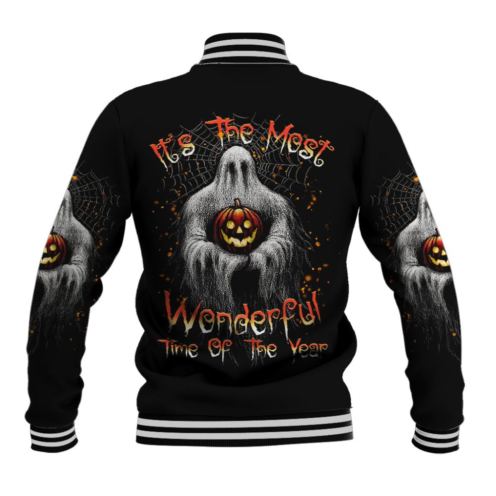 It'S The Most Wonderful Time Halloween Baseball Jacket Ts04