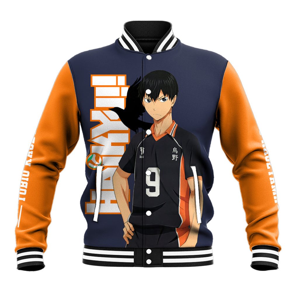 Karasuno Tobio Kageyama Baseball Jacket Haikyu Ts04