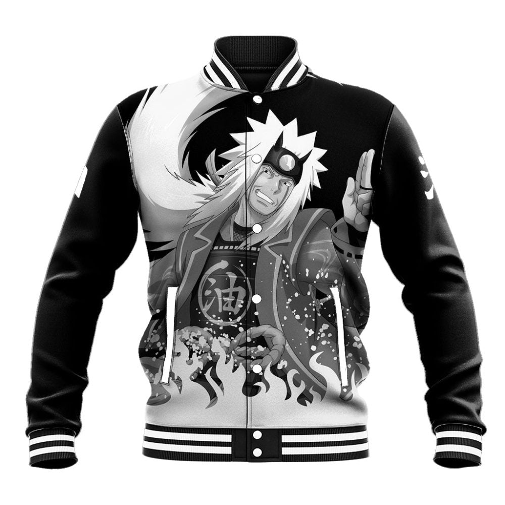 Jiraiya Anime Mixed Baseball Jacket Ts04