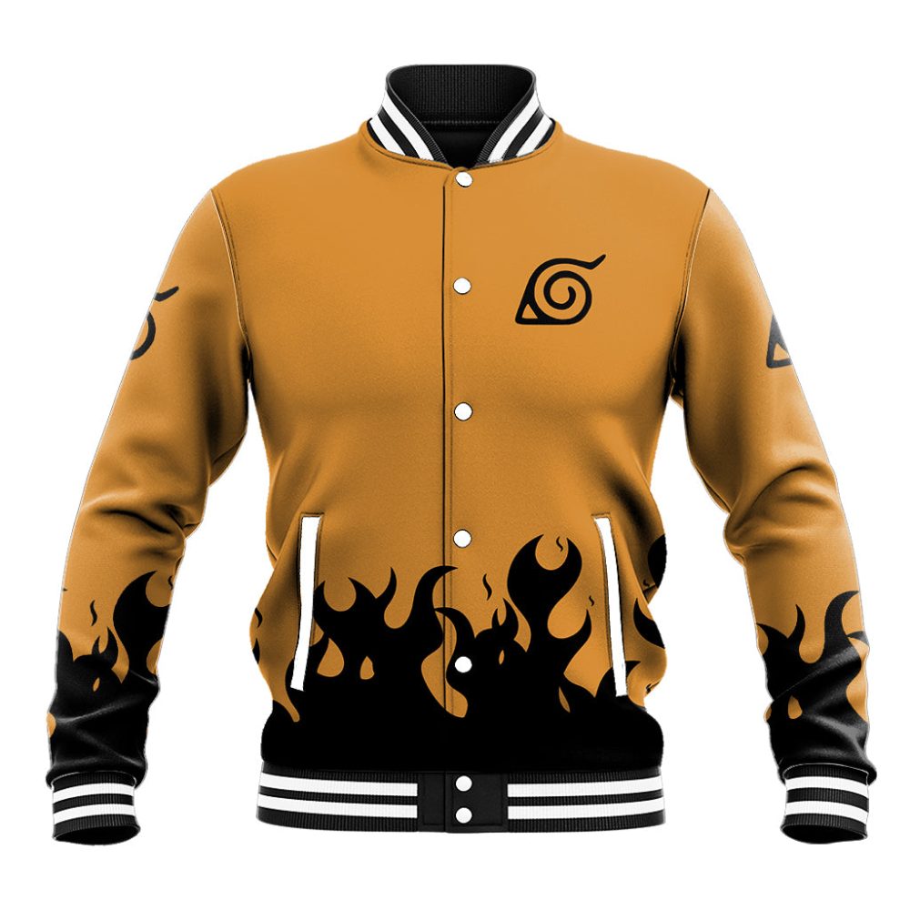 Kurama Sealing Eight Trigrams Symbol Baseball Jacket Naruto Ts04