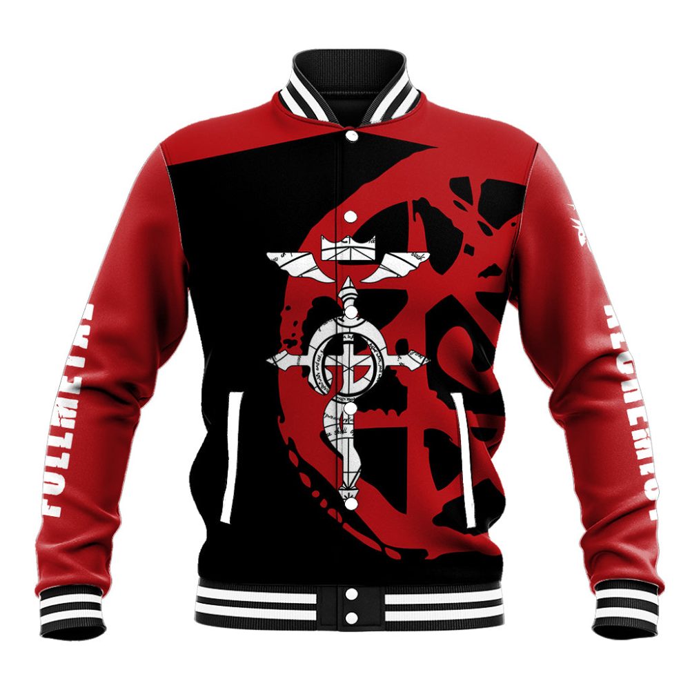 Fullmetal Baseball Jacket Achemist Ts04