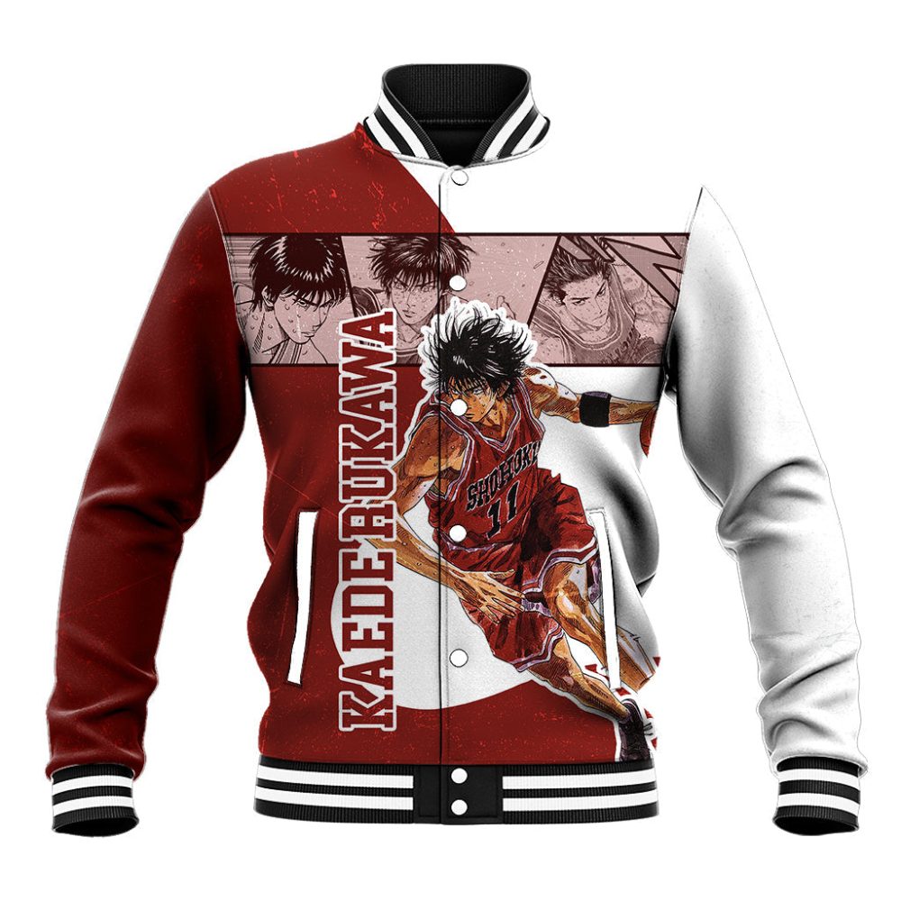 Slamdunk Movie Baseball Jacket Rukawa Super Rookie Ts07